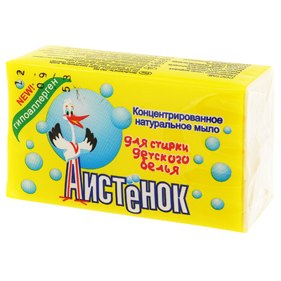 Мыло концентрированное "Аистенок" для стирки детского белья, 200 г Вес: 200 г Товар сертифицирован инфо 3041c.